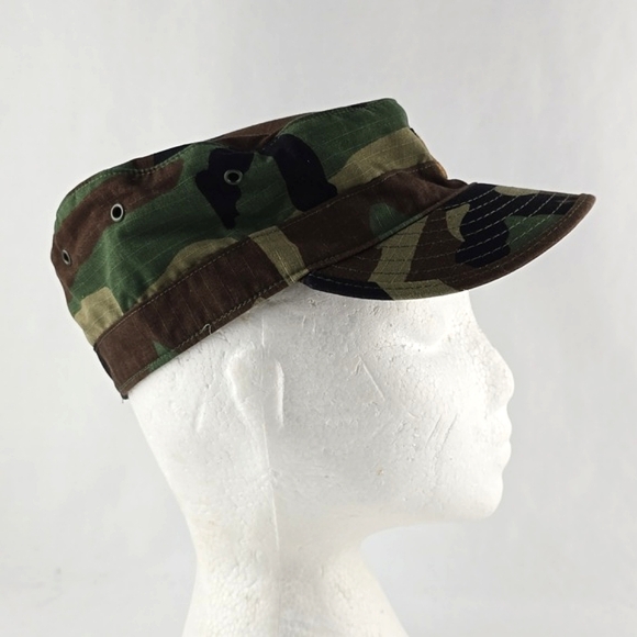 Propper International Women's Cap Fatigue Green Camo Army Cotton Blend Sz 7 1/8 - Picture 3 of 11
